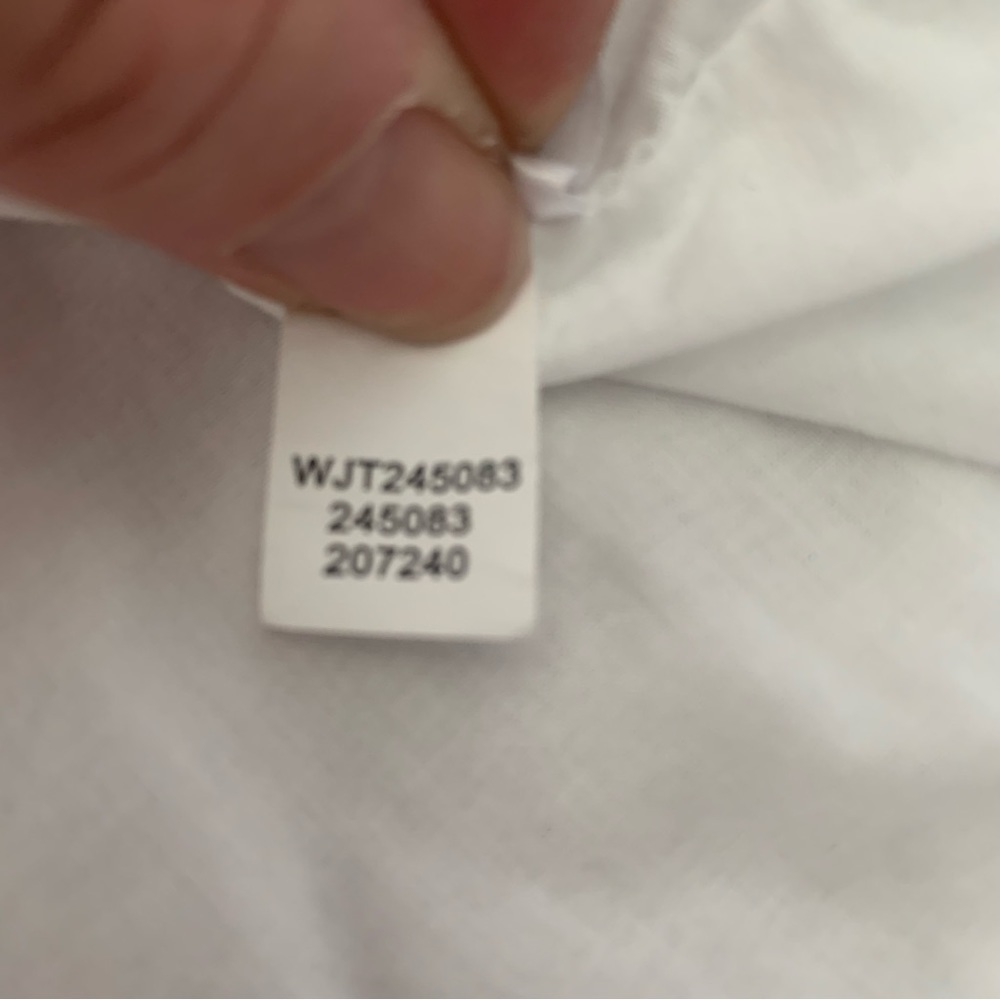 J. Jill white linen and cotton blend embroidered long sleeve jacket - Picture 9 of 16